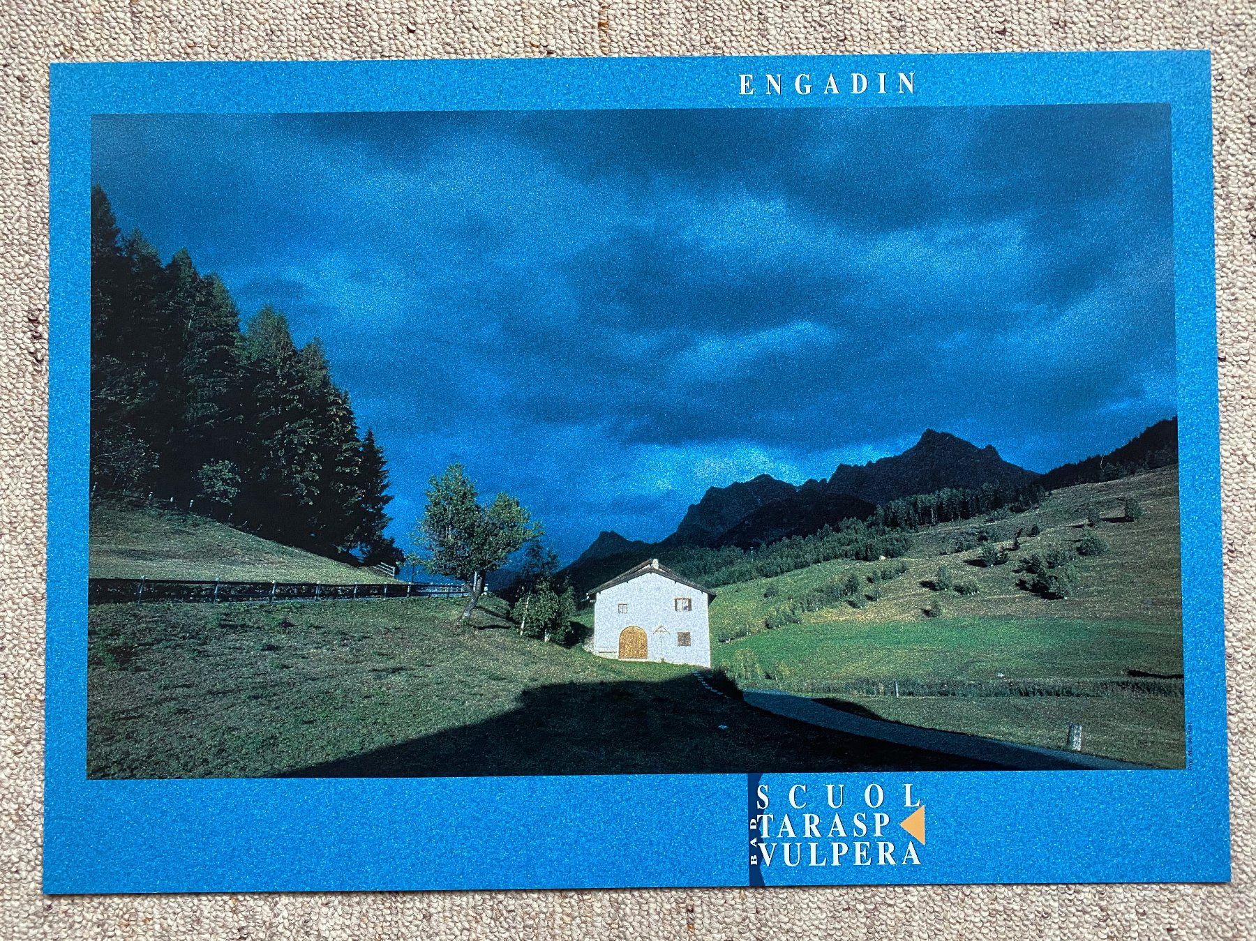 Poster & Bilder: 2 Kleinplakate  SCUOL TARASP VULPERA – Neu (gemäss Beschreibung) aus deitingen von popcorn02 1