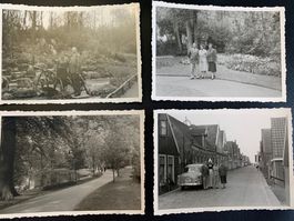 4 alte Fotoaufnahmen Ausflug in Holland