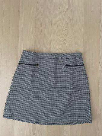 Minirock von Mango, schwarz/weiss, Grösse 36 !