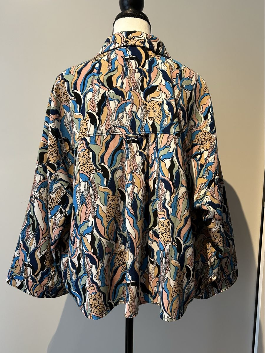 Monki Camicette: Monki Patterned Shirt Leopard Print Size M  – Nuovo (secondo la descrizione) da Genève venduto da NipponiaNippon 1