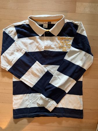 Gestreiftes Poloshirt, Grösse 152, Top Zustand!