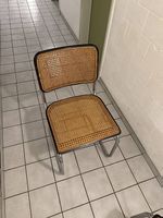 Vintage Original Thonet Stühle S32 Cesca Breuer Set 3+1