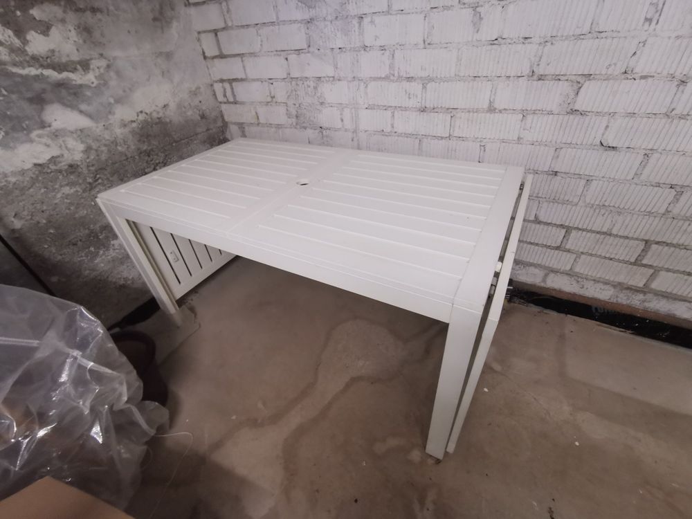 Gartentisch weiss IKEA (Gebraucht) in bern für CHF 50 – nur Abholung auf Ricardo kaufen