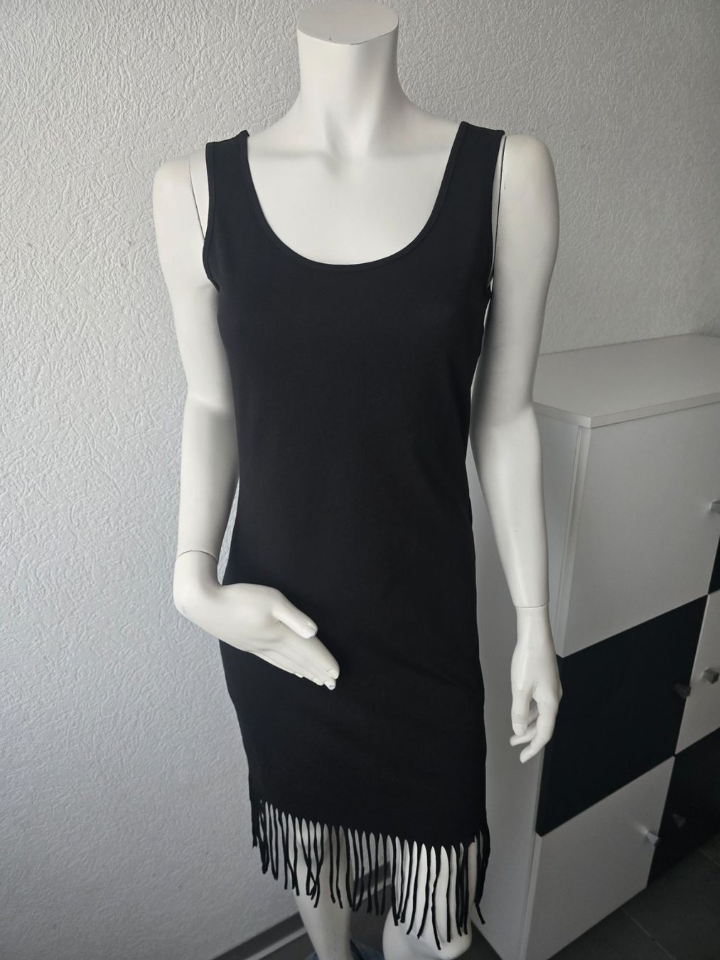 Kleider: Robe noir a frange T-M – Gebraucht aus Les Verrières von kitel79 3