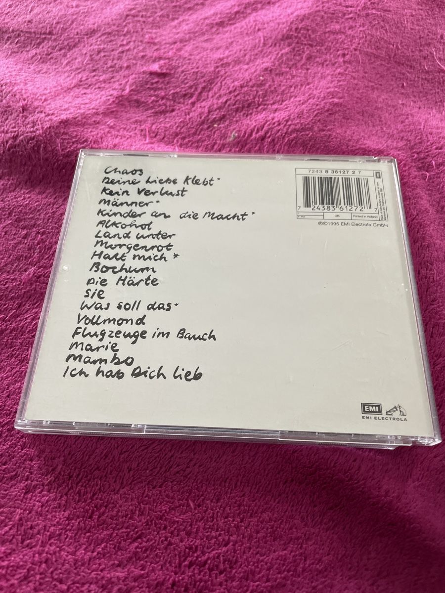 CD: CD Herbert Grönemeyer Live – Usato da Unterkulm venduto da EmanuelG01 1