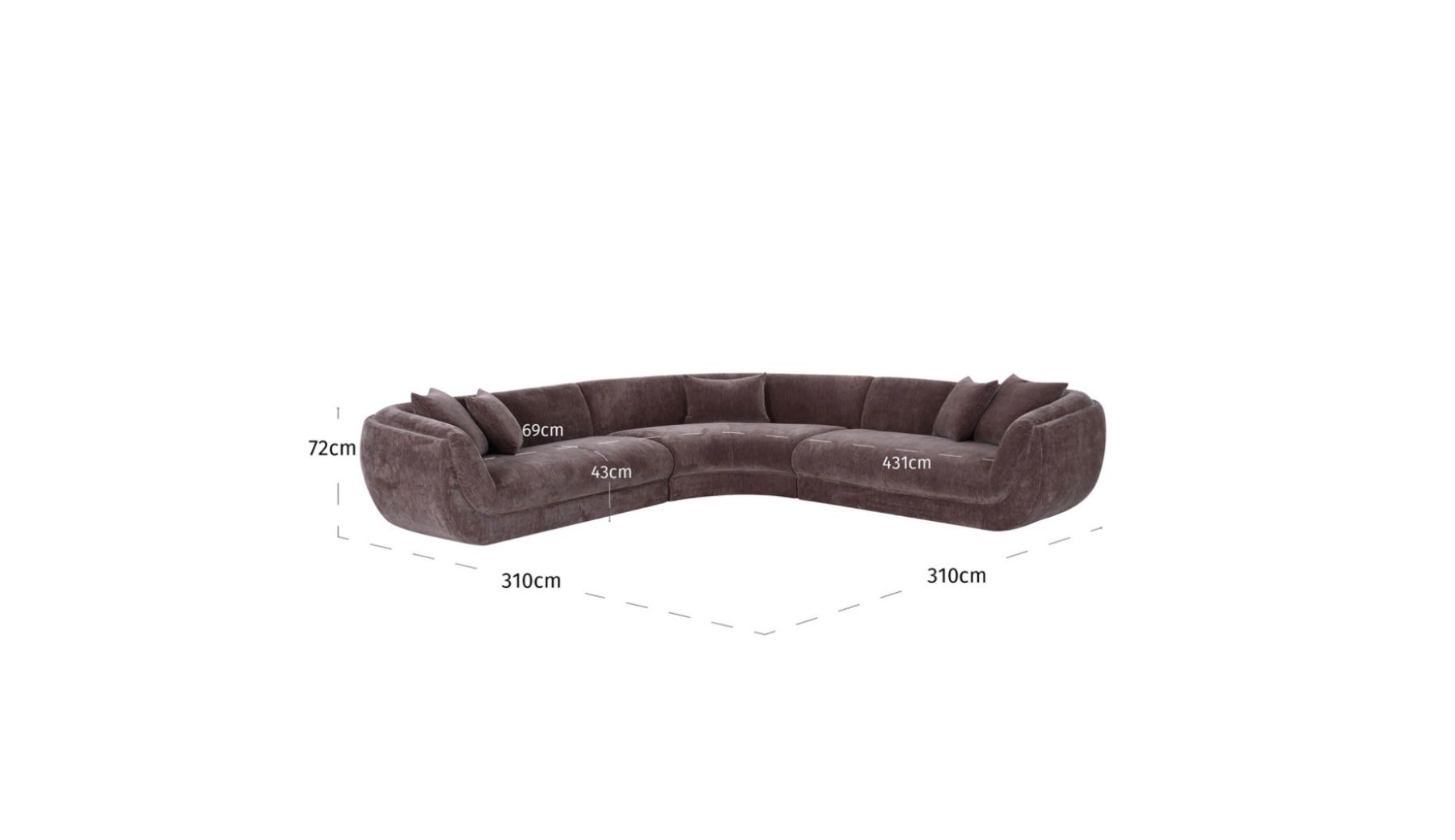 Divani: Richmond Interiors | Sofa Gianelle Be straight dark brown – Nuovo e nell'imballaggio originale da Menziken venduto da loli_89 2