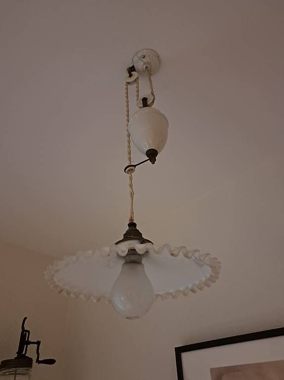 Lampadari & plafoniere: Antike Jugendstil Hängelampe – Usato da Zwingen venduto da Saraladina 1