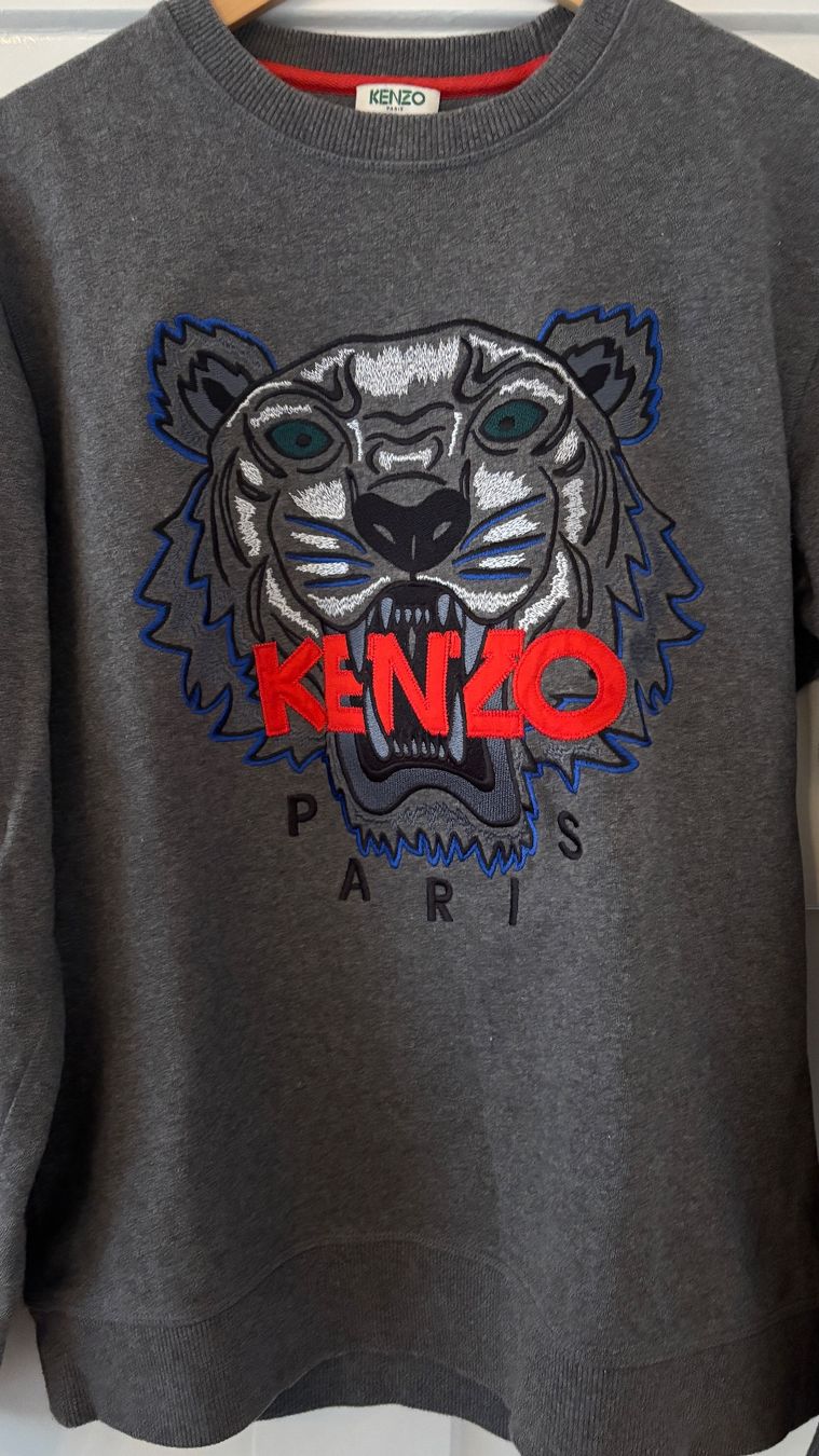 Kenzo Maglioni & Felpe: Original Kenzo Pullover grau Grösse M – Usato da Zürich venduto da car_56r7 1