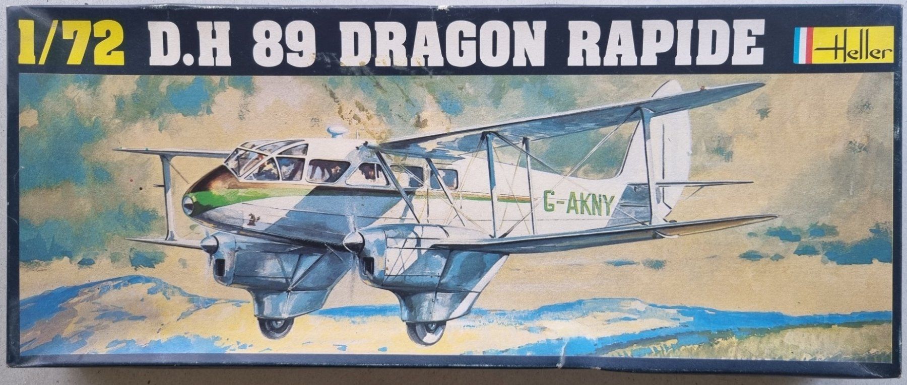 Heller Modellbausätze & Standmodelle: 1/72 Heller DH.89 Dragon rapide (345) – Gebraucht aus Grand-Lancy von LFW
