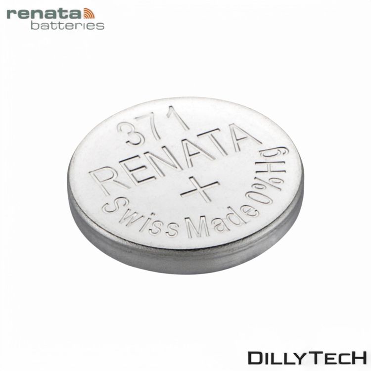 Caricatori & Batterie: Renata 371 Box, SR920SW Knopfzellenbatterie - 1 Stk. – Nuovo e nell'imballaggio originale da Erlenbach ZH venduto da dillytech.ch 1