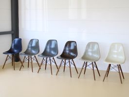 Eames Fiberglas Stühle, Hermann Miller