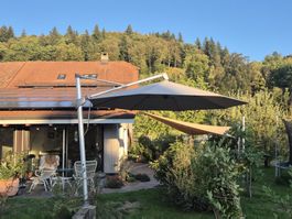 Glatz Sombrano Sonnenschirm grau gebrauchter Zustand