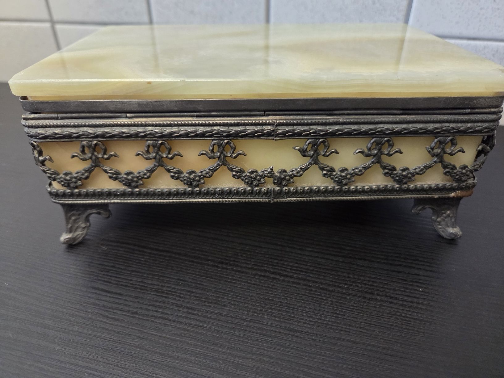 Portagioie: Schmuckdose Onyx Marmor Vintage – Usato da Dietikon venduto da Allegra34 6