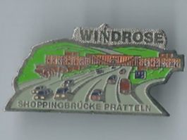 Windrose Shoppingbrücke Pratteln, Pin