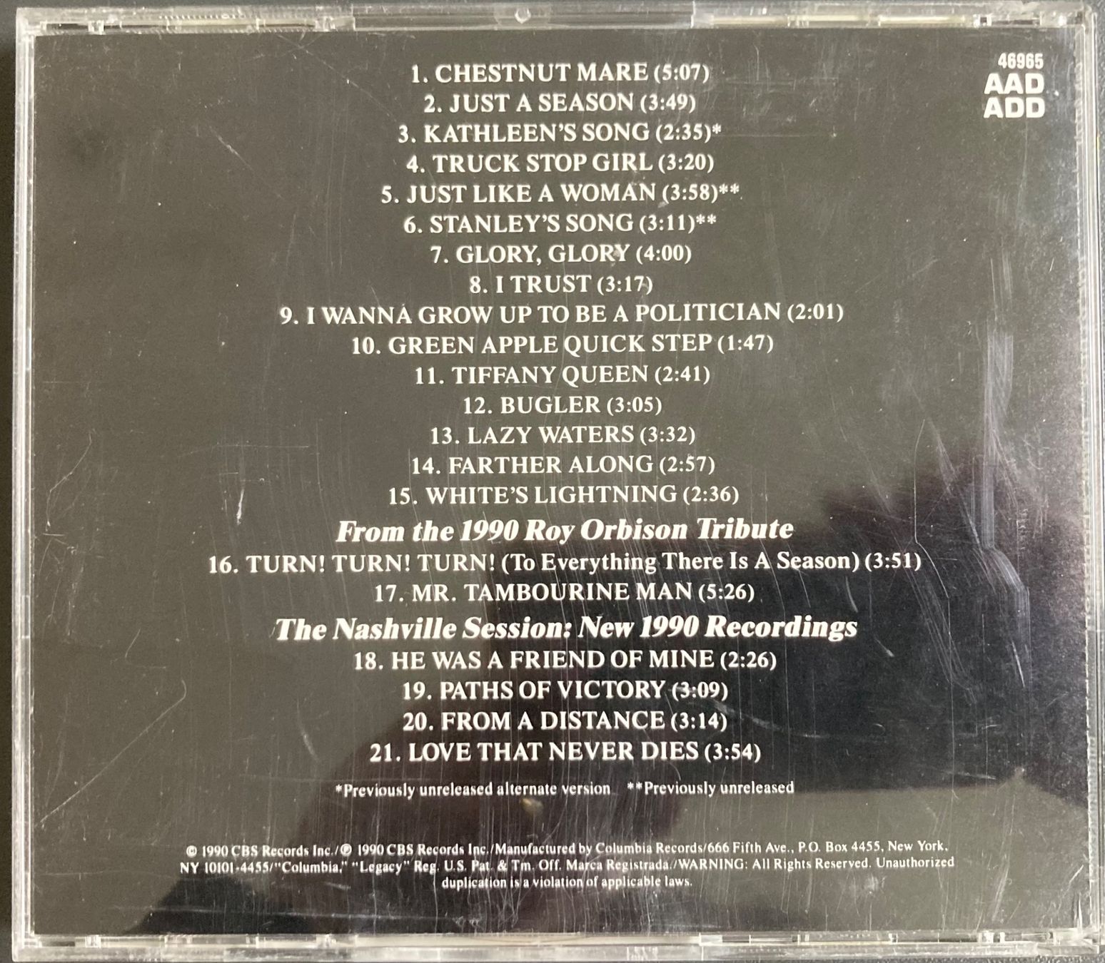 CD: THE BYRDS - FINAL APPROACH – Usato da Poliez-Pittet venduto da Newtown-Records 1