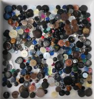 Knöpfe Knopf Vintage 580Gr. Stoff, Kunststoff, Holz Perlmut