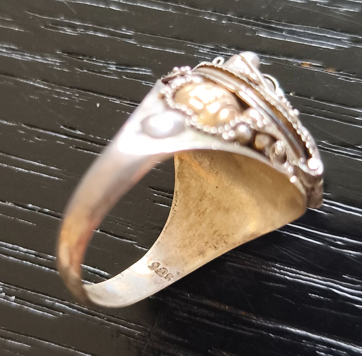 Anelli: Silberring 925 "verziert" - ca. 4.98 gr. - Gr. 59-60 – Usato da Bern venduto da BanTuRuan69 2