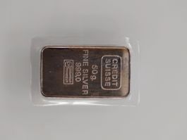 50g Silber, credit Suisse