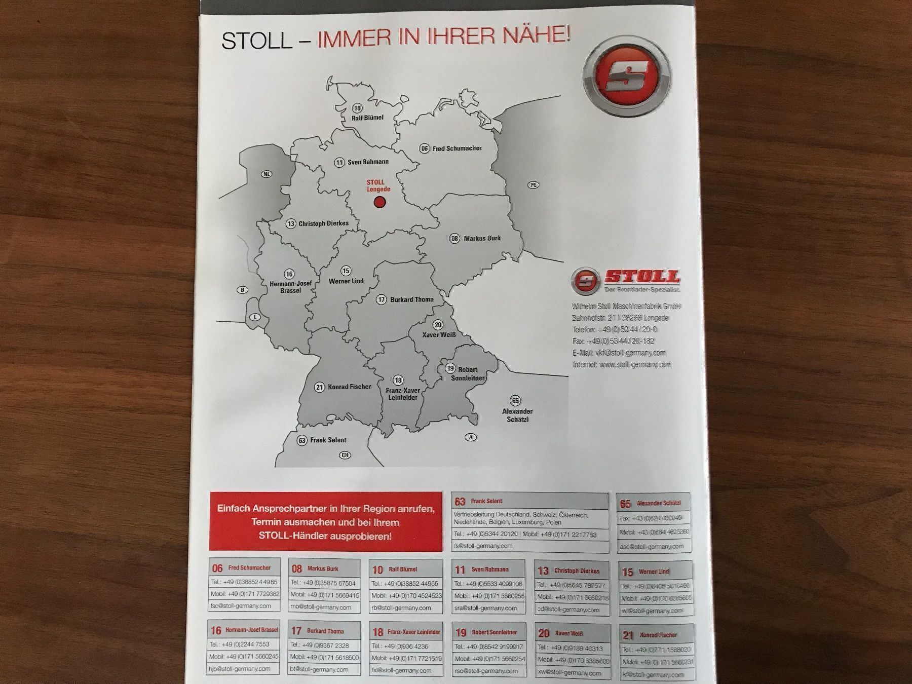 Documenti: Stoll Frontlader Prospekt – Usato da Balterswil venduto da Jeko1967 4