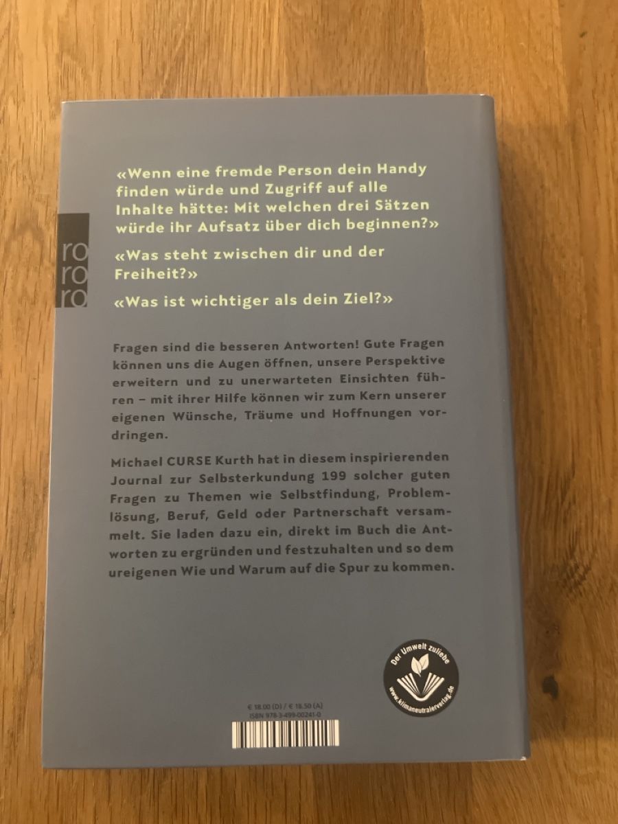 Bücher: 199 Michael Curse an dich Kurth Selbst Journal – Neu (gemäss Beschreibung) aus Uznach von Apuutze 1