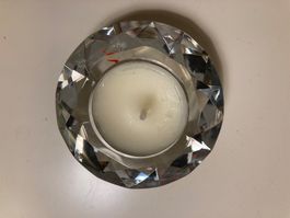 Teelichhalter im Diamantschliff NEU