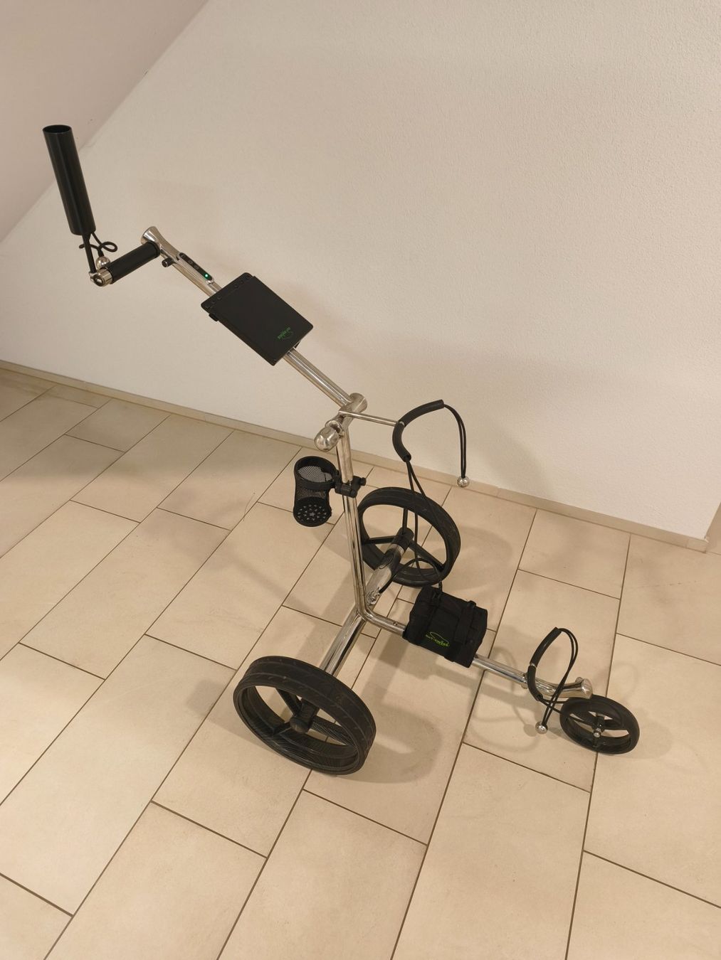 Trolleys: Steel Fox Golf-Elektrotrolley Black Edition – Gebraucht aus Niederrohrdorf von RainerW79