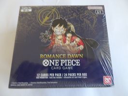 One Piece OP01 Romance Dawn Booster Box Blue Bottom NEW