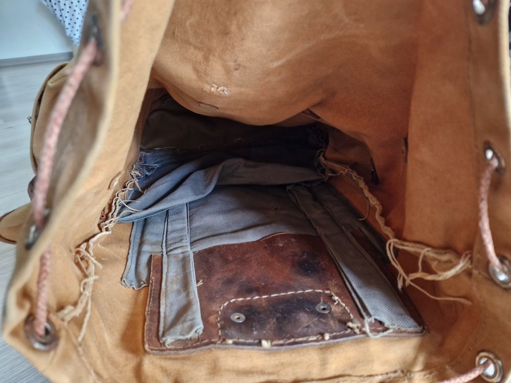 Echte Rumänische Armee Brot Tasche Militärischen Überschuss
