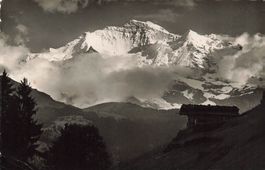 Lauterbrunnen (BE) – Die Jungfrau im Abendlicht
