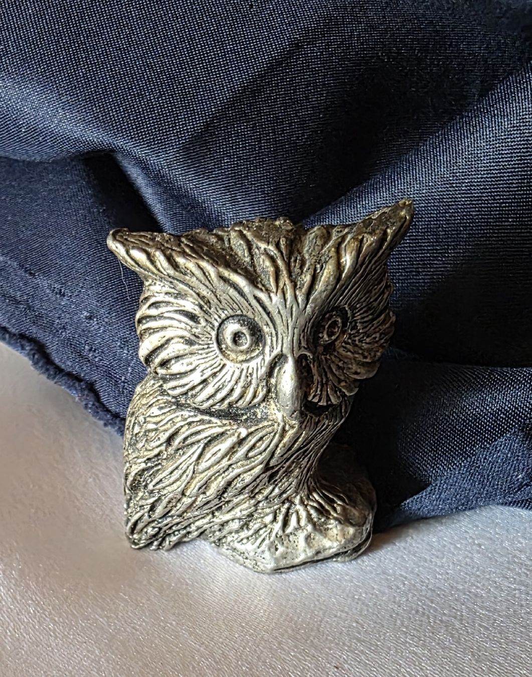 Statuette: Eule Figur Silber  mit Stempel 95% – Nuovo (secondo la descrizione) da Rickenbach BL venduto da nicole611 1
