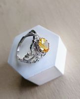 Ring 925 Silber, mit grossem Zirkonia; Neu❣️