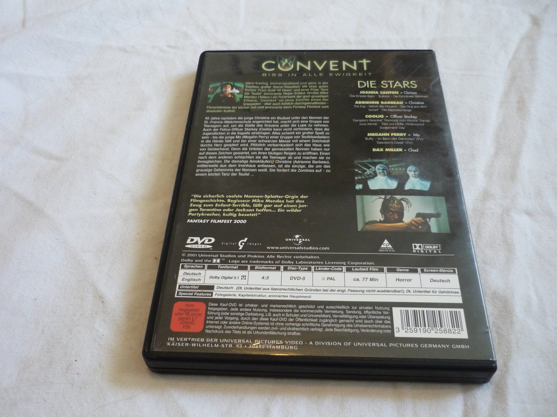 Alle DVDs: DVD Rar Horror - Convent – Gebraucht aus Beringen von Flatretriever 2