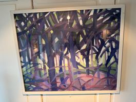 Roland André Guignard Oelemälde Waldmotiv Aarau (1917-2004)