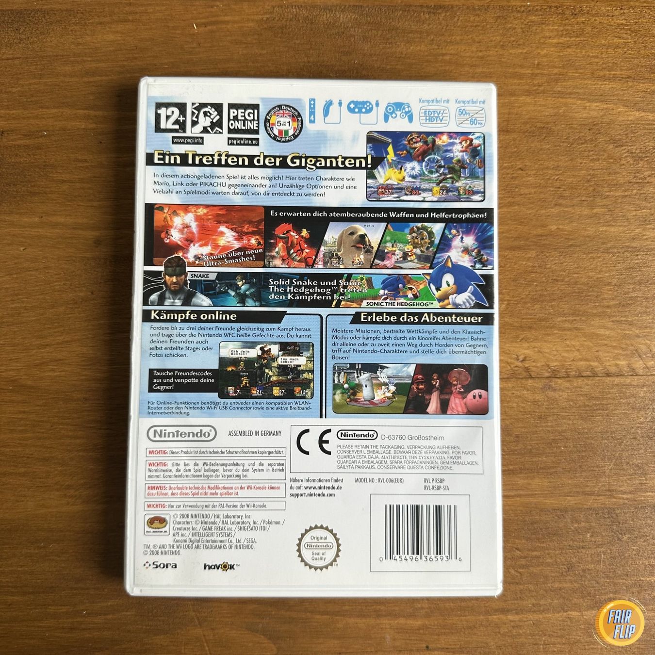Giochi: Wii Super Smash Bros. Brawl – Usato da Luzern venduto da fairflip 2