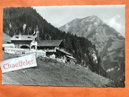 1945 Chalet und Sennütte „ Bachwald“ mit dem Niesen.