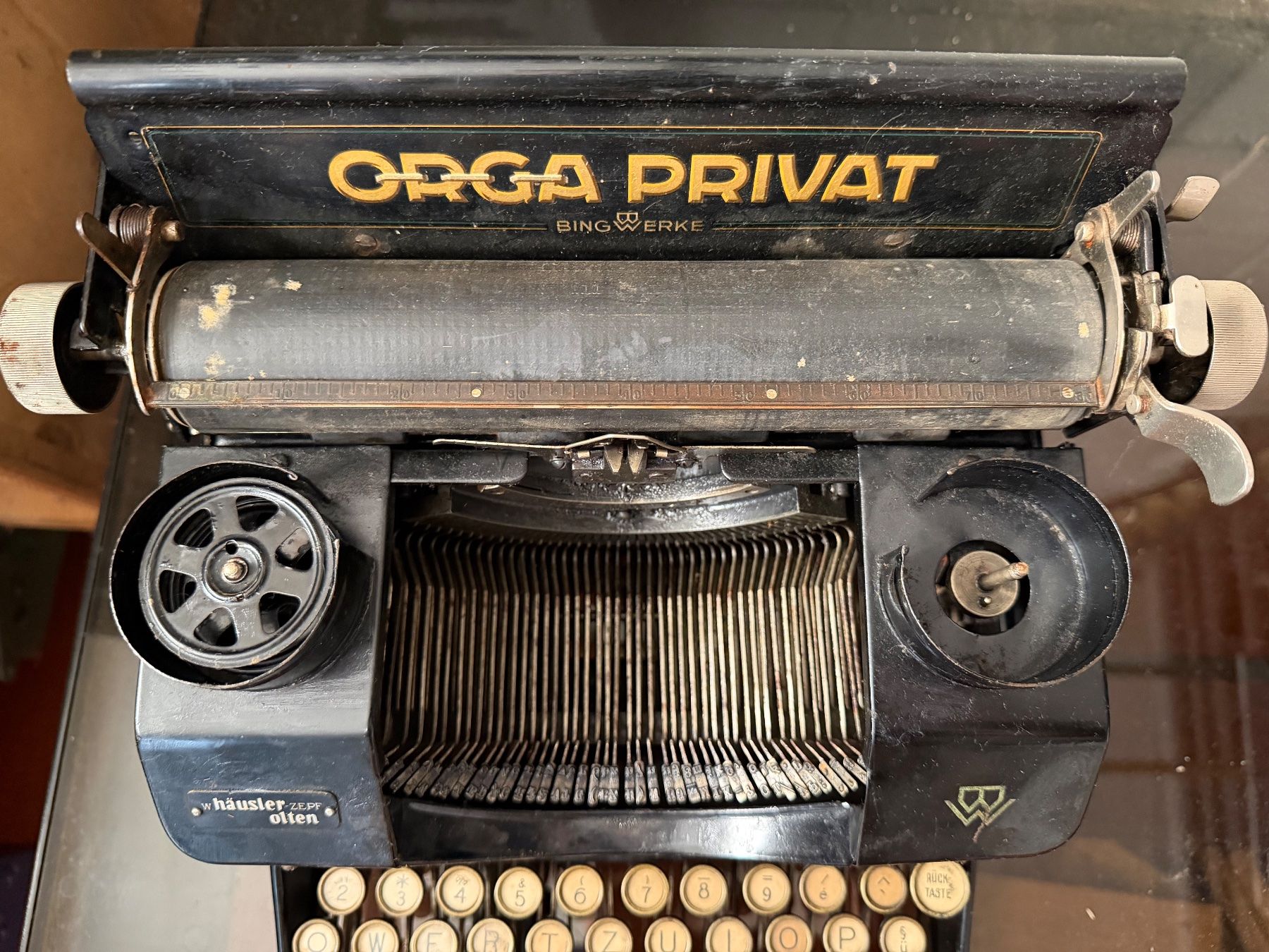 Macchine da scrivere: Schreibmaschine Orga Privat – Difettoso da Trimbach venduto da jaeggpa1 1
