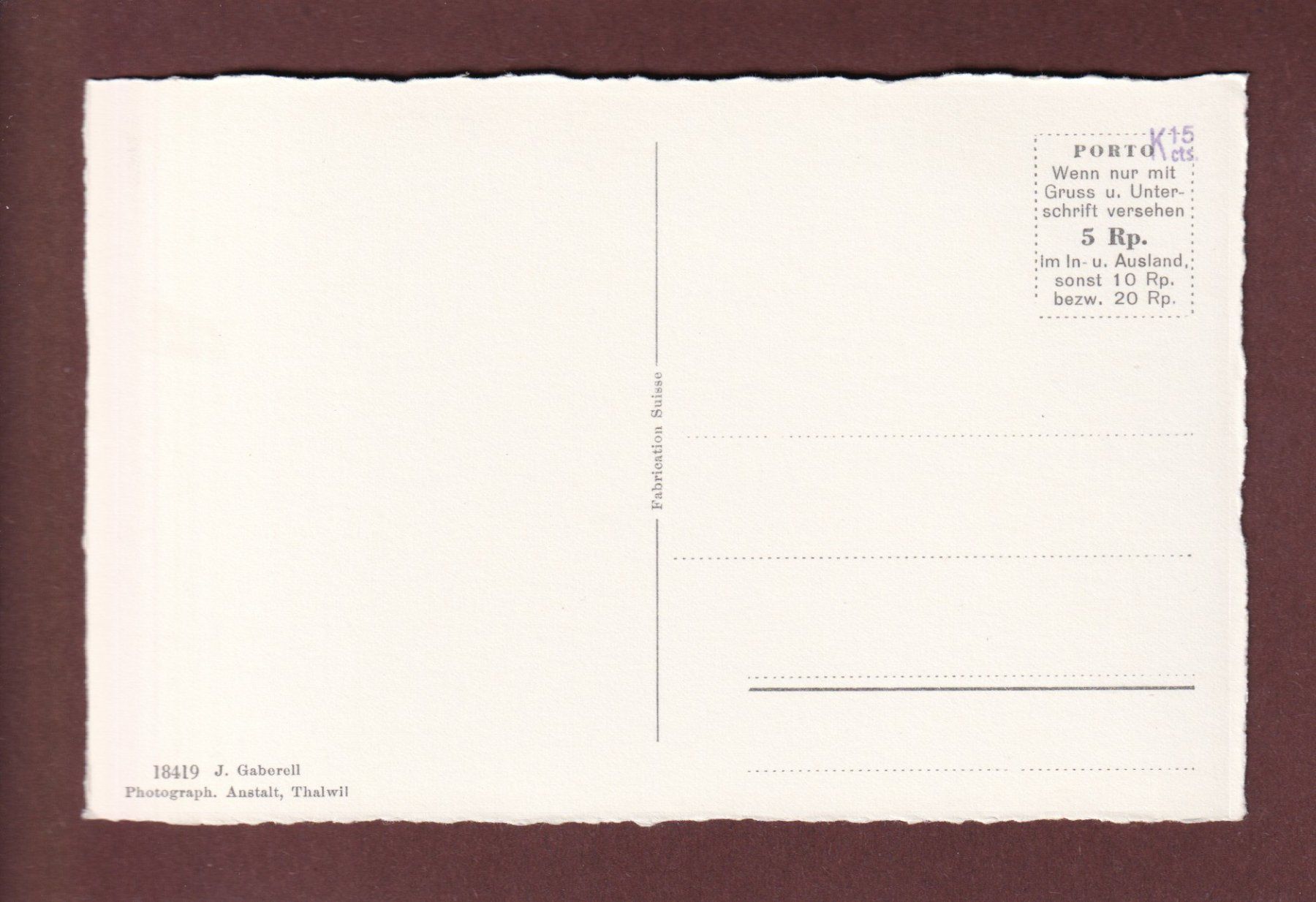 Cartes postales: AARAU - Stadtturm – D'occasion à Pully par nicecards-shop 1
