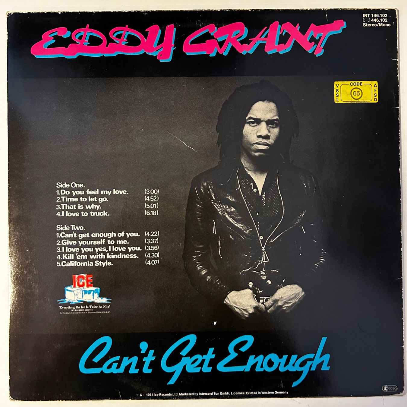 Dischi in vinile: Eddy Grant - "Cant Get Enough", Vinyl Schallplatte – Usato da Aesch BL venduto da BernisFlomi 1