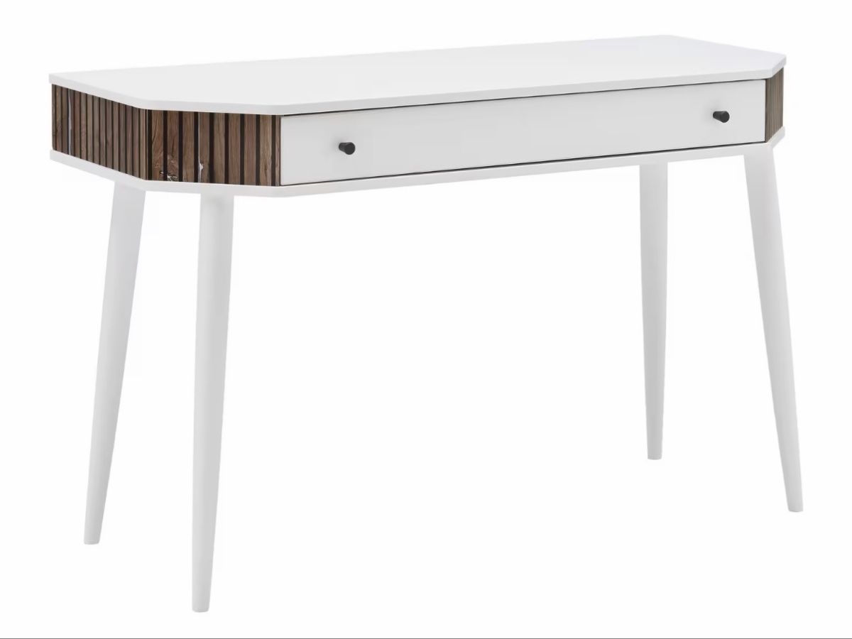 Scrivanie: Schreibtisch Capri – Weiss/Eichefarben – Usato da Zürich venduto da Mosli 2
