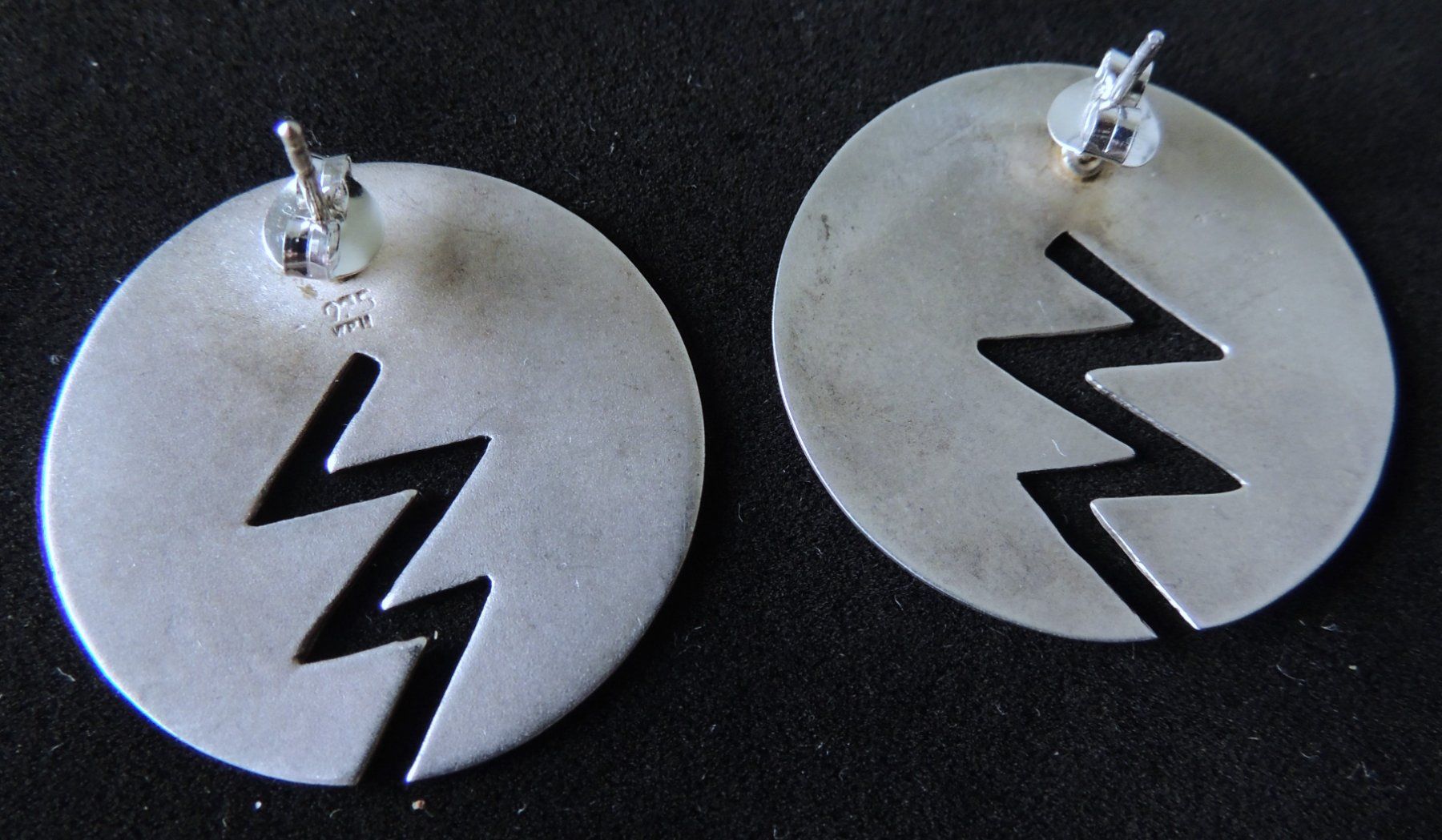 Boucles d'oreille: Große Silber 925 Ohrstecker 33 mm – D'occasion à Waldenburg par schaller707 4