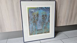 Lithographie de l'artiste Hans Erni 59/60