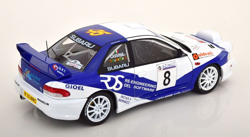 Subaru Modellautos: SUBARU IMPREZA WRC 99 #8 NIGHT VERSION 1:18 SOLIDO – Neu und originalverpackt aus Suhr von Moebelsiralfred 1