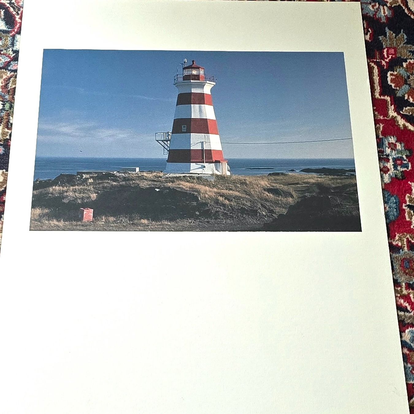 Grafica & Litografie: Wunderschöne Offset-Lithografie "Brier lsland Lighthouse" – Usato da Reinach BL venduto da Pendling 1