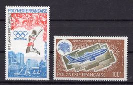 R5093  /  Polynésie poste aérienne 1975/76 neufs XX
