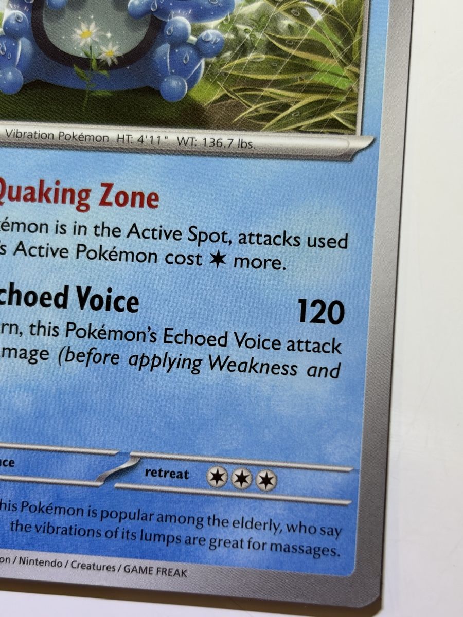 Pokémon Carte collezionabili: Pokemon Karte Miscut Seismitoad Obsidian Flames 052/197 EN – Usato da Galgenen venduto da Miachelle 3