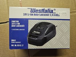 Westfalia 18V Akku Ladegerät ASLG 240 - Top Zustand!