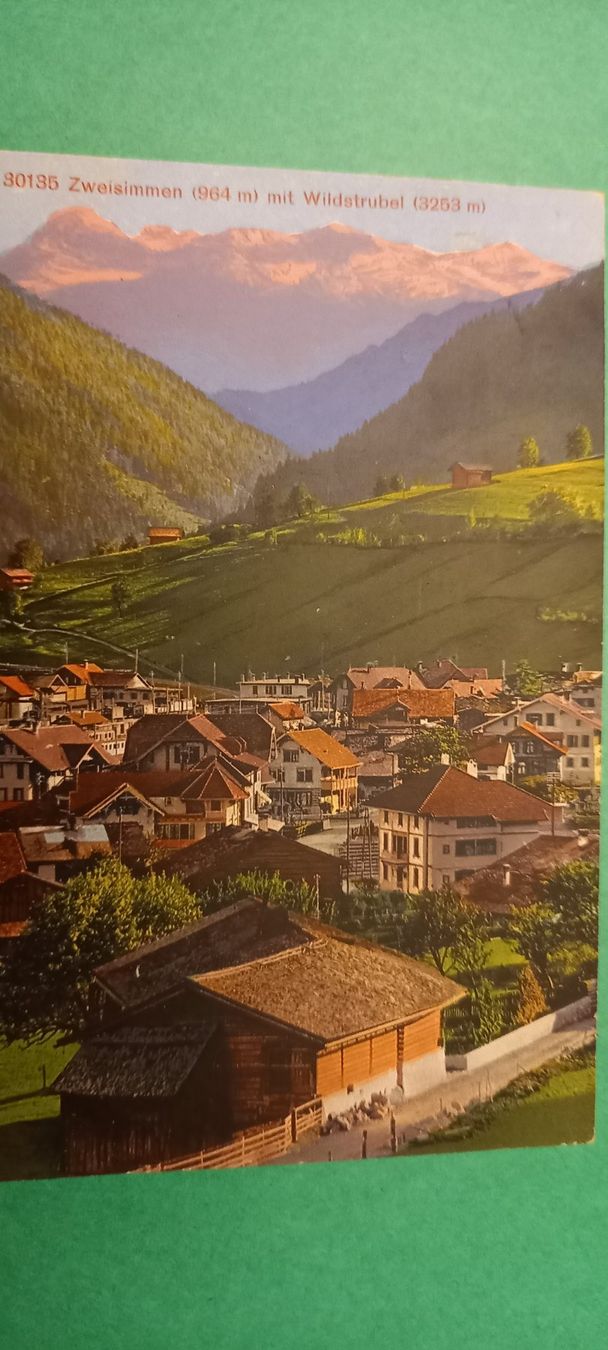 Ansichtskarten: Zweisimmen – Gebraucht aus Bischofszell von Joachim-115