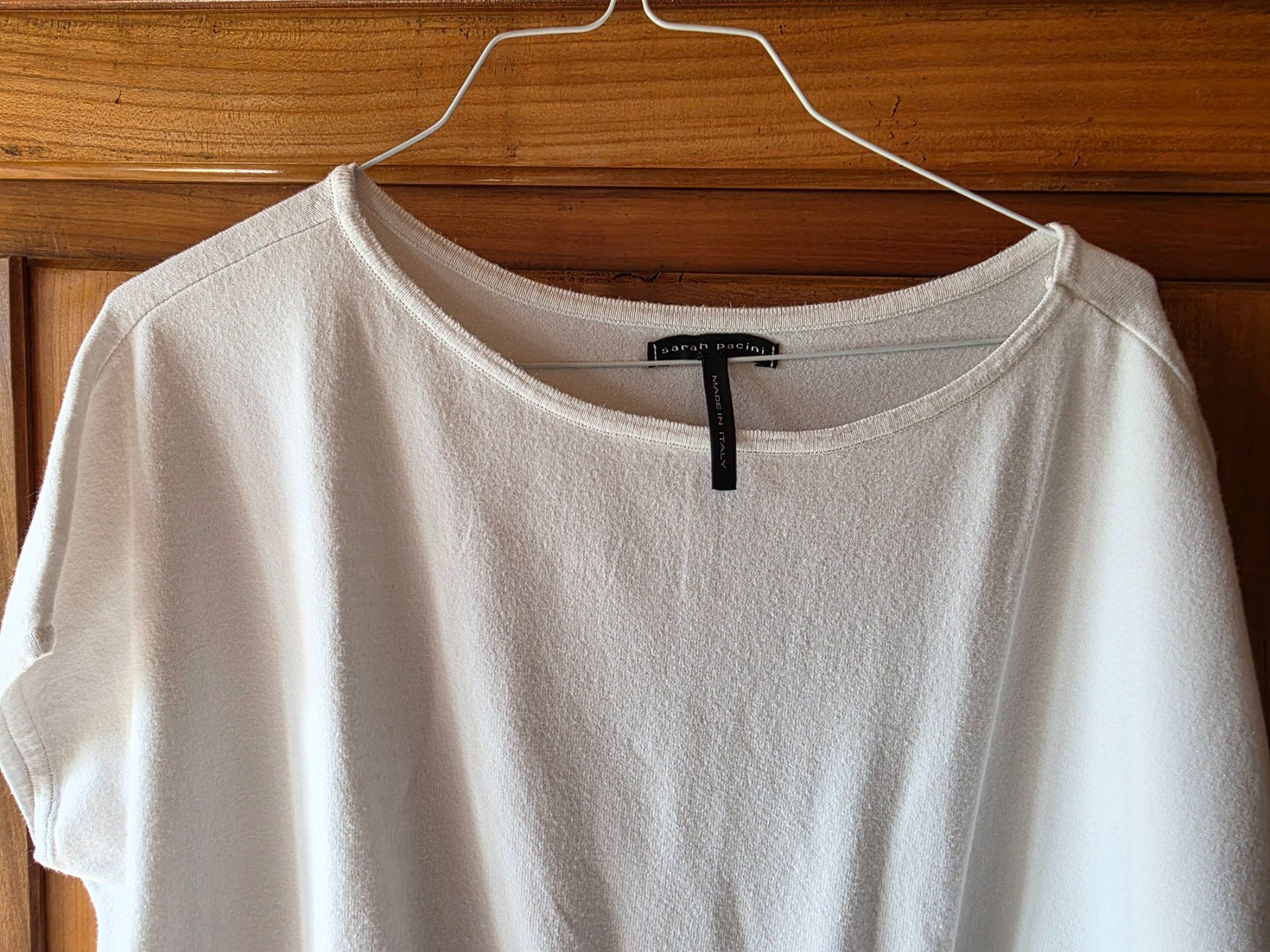 Camicette: Damen Bluse Pullover weiss Sarah Pacini Italy – Usato da Walterswil BE venduto da Lonitti 3