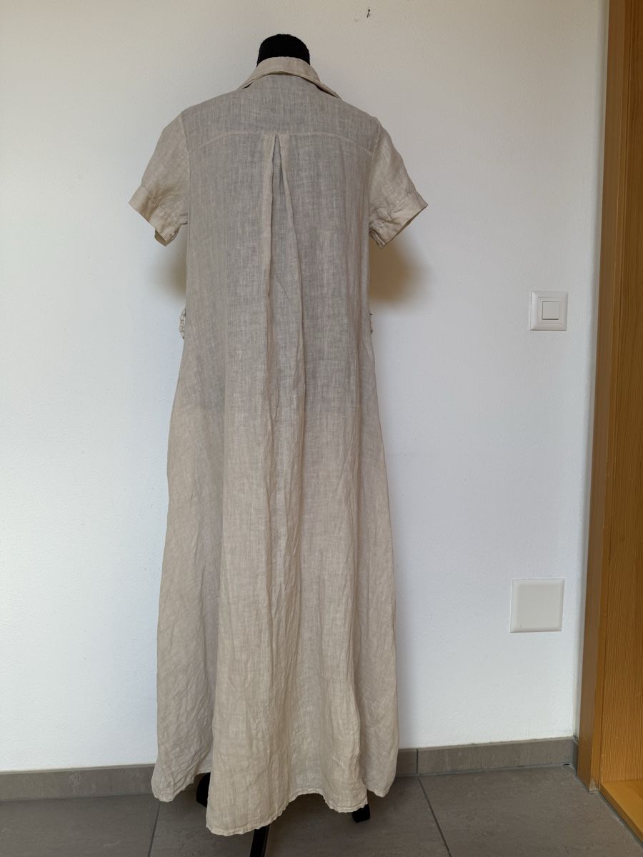 Kleider: Blusenkleid / Blusenmantel aus Leinen – Neu (gemäss Beschreibung) aus Sigriswil von ck56 3