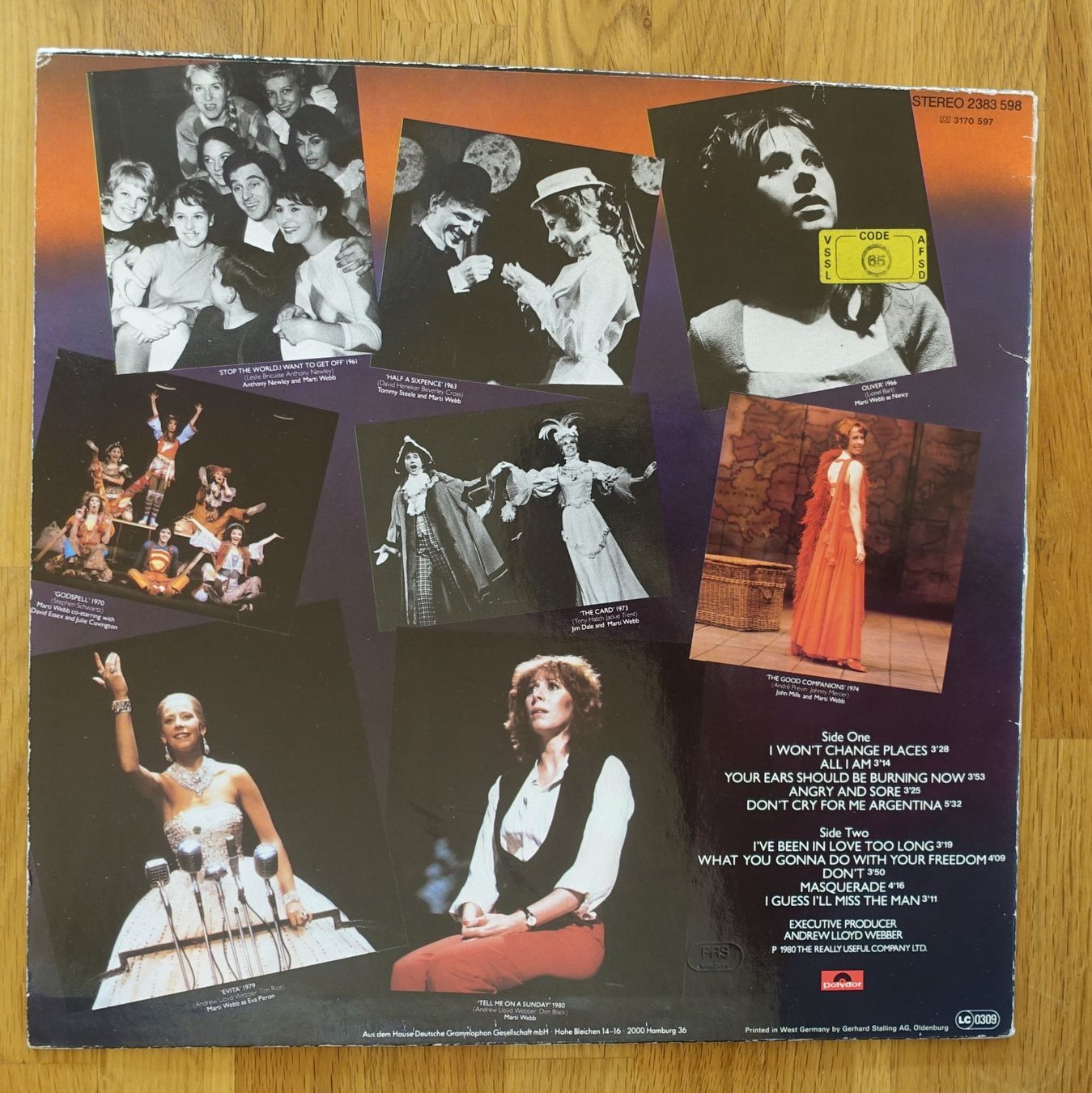 Schallplatten: Marti Webb – Won't Change Places - T10 – Gebraucht aus Sessa von discoverymedia 1